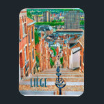 Lüttich Belgien Magnet<br><div class="desc">Lüttich, Wallon: Lîdje , auch bekannt als "Stadt der Heiligen", ist eine französischsprachige Stadt im Osten Belgiens. Sie ist der Hauptstadt der Provinz Lüttich und die Wirtschaftshauptstadt Walloniens. Von 972 bis 1795 war sie die Hauptstadt des Fürstentums Lüttich. Vom 18. bis 16. Jahrhundert war sie Belagerung des großen Bischofs von...</div>