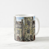 Lüttich, ein surreales Traumhaus Burg Stone Kaffeetasse (VorderseiteRechts)
