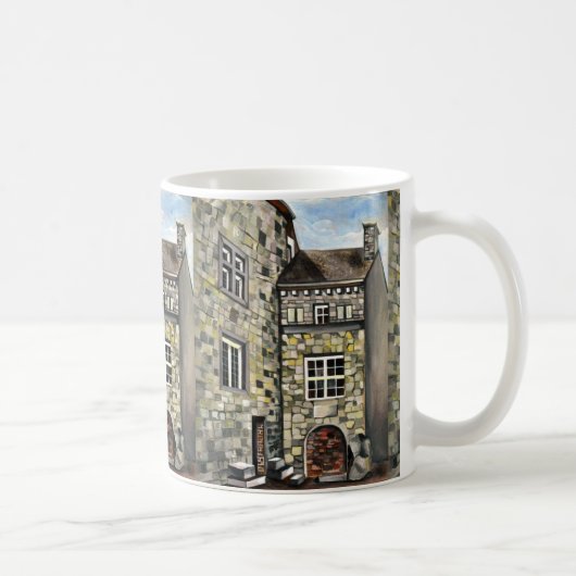 Lüttich, ein surreales Traumhaus Burg Stone Kaffeetasse (Rechts)