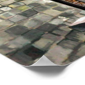 Lüttich, ein surreales Traumhaus Burg Stone Poster (Ecke)