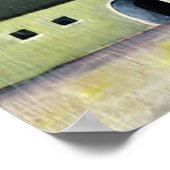 Lüttich, eine Schlösser aus dem Mystischen Stein Poster (Ecke)