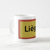 Lütticher Wegweiser Kaffeetasse (Vorderseite Links)