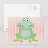 Luttle Green Frog Postkarte (Vorne/Hinten)