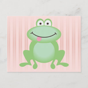 Luttle Green Frog Postkarte