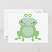 Luttle Green Frog Postkarte (Vorne/Hinten)