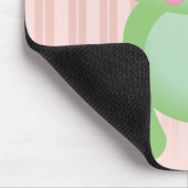 Luttle grüner Frosch Mousepad (Ecke)