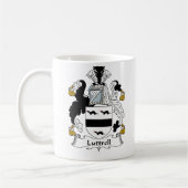 Luttrell Familienwappen Kaffeetasse (Links)
