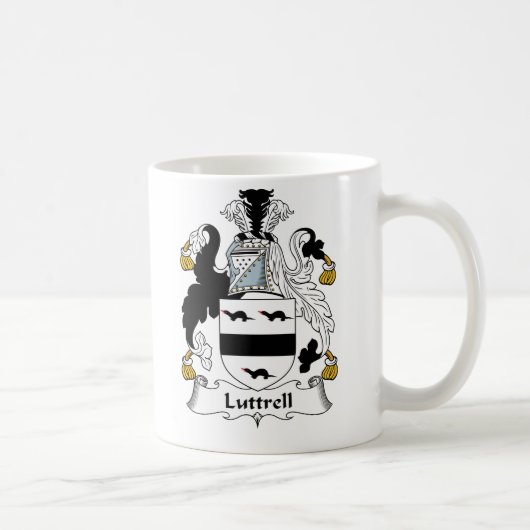 Luttrell Familienwappen Kaffeetasse (Rechts)