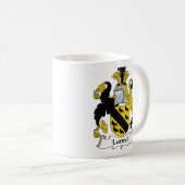 Luttrell Familienwappen Kaffeetasse (VorderseiteRechts)