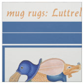 Luttrell Psalter Critter DIY Tasse Rugs Stoff (Muster)