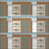 Luttrell Psalter Critter DIY Tasse Rugs Stoff (Kachel)