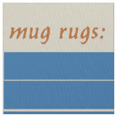 Luttrell Psalter Critter DIY Tasse Rugs Stoff (Nahaufnahme)