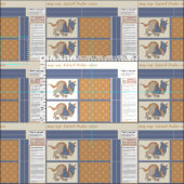 Luttrell Psalter Critter DIY Tasse Rugs Stoff (Kachel)