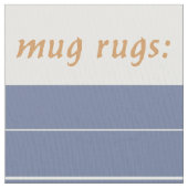 Luttrell Psalter Critter DIY Tasse Rugs Stoff (Nahaufnahme)