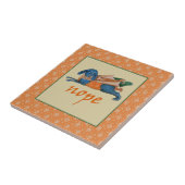 Luttrell Psalter Critter Keramik Tile Fliese (Seite)