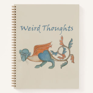 Luttrell Psalter Critter Spiral Notebook Notizblock