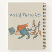 Luttrell Psalter Critter Spiral Notebook Notizblock (Rückseite)