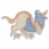 Luttrell Psalter Critter Vinyl Sticker (Vorderseite)