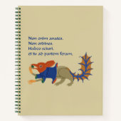 Luttrell Psalter "Eichhörnchen" SpiralNotebook Notizblock (Vorderseite)