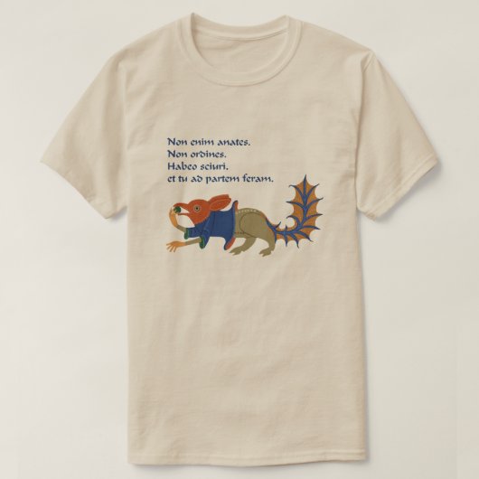 Luttrell Psalter "Eichhörnchen" T-Shirt (Design vorne)