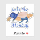 Luttrell Psalter Montag Vinyl Sticker (Blatt)