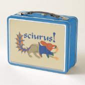 Luttrell Psalter "Squirrel" Metal Lunchbox (Rückseite)