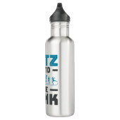 Lutz geht zum Rink Figure Skaten Skater Männer Edelstahlflasche (Rechts)