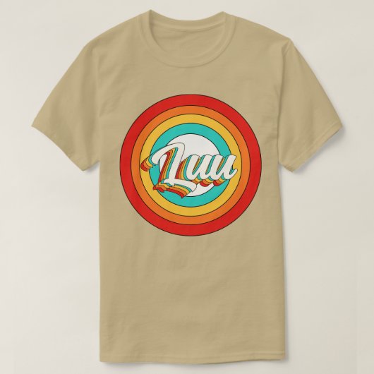 Luu Name Shirt Vintag Luu Circle (Design vorne)