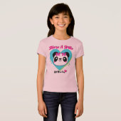 LUV4Pandas Herz-u. Lächeln-Pandababydoll-T - Shirt (Vorne ganz)