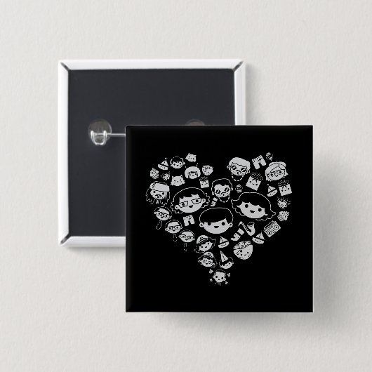 Luv 2 button (Vorne & Hinten)