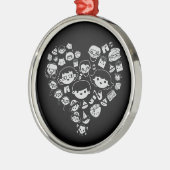 Luv 2 ornament aus metall (Links)