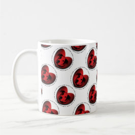 Luv-A-Bull American Bulldog Pit Bull Heart Kaffeetasse