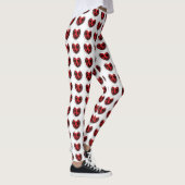 Luv-A-Bull American Bulldog Pit Bull Heart Leggings (Rechts)