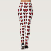 Luv-A-Bull American Bulldog Pit Bull Heart Leggings (Rückseite)