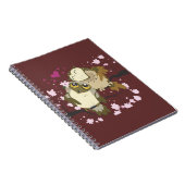 Luv Bird Owls~ notebook Notizblock (Rechte Seite)