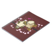 Luv Bird Owls~ notebook Notizblock (Linke Seite)