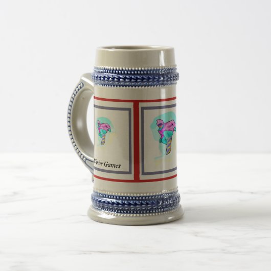 Luv bis Snowboard - Bierglas (Vorderseite Links)