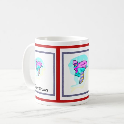 Luv bis Snowboard - Kaffeetasse (Vorderseite Links)
