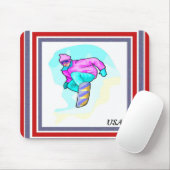 Luv bis Snowboard - Mousepad (Mit Mouse)