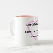 Luv ich irgendeine Shelby Stanga Tasse (Vorderseite Links)