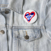 Luv Israel Herz Button (Beispiel)