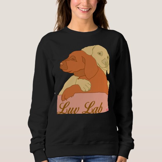 Luv Labrador Sweatshirt (Vorderseite)