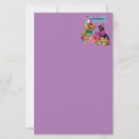 Luv My Weenies Lila Stationery