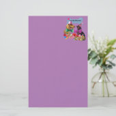 Luv My Weenies Lila Stationery Briefpapier (Stehend Vorderseite)