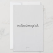 Luv My Weenies Matching Gray Stationery Briefpapier (Rückseite)