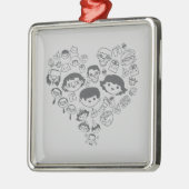 Luv Ornament Aus Metall (Links)