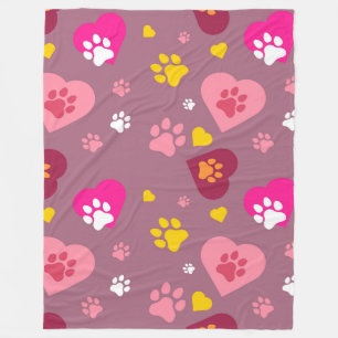 Luv Pawz 60x80 Fleece Blanket