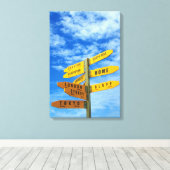 LUV TRAVEL 16x24 Leinwanddruck (Insitu (Holzboden))