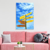LUV TRAVEL 16x24 Leinwanddruck (Insitu (Wohnzimmer))
