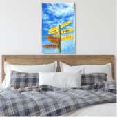 LUV TRAVEL 16x24 Leinwanddruck (Insitu (Schlafzimmer))